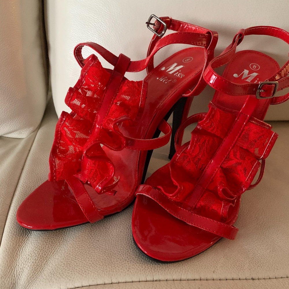 Red Heels with detail